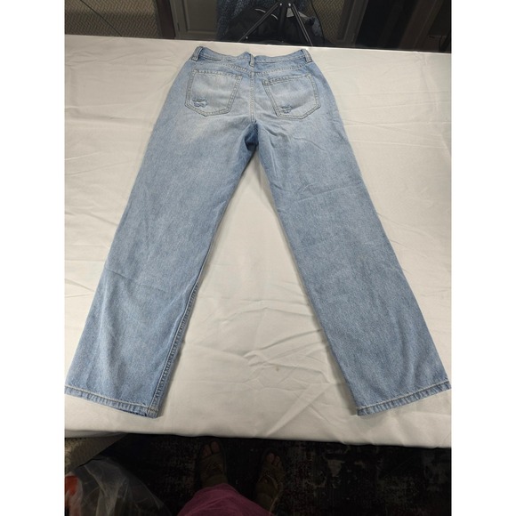 Altard State Women's Jeans 27 Distressed Ripped HIGH RISE Baggy Wide Leg Denim - Picture 5 of 10